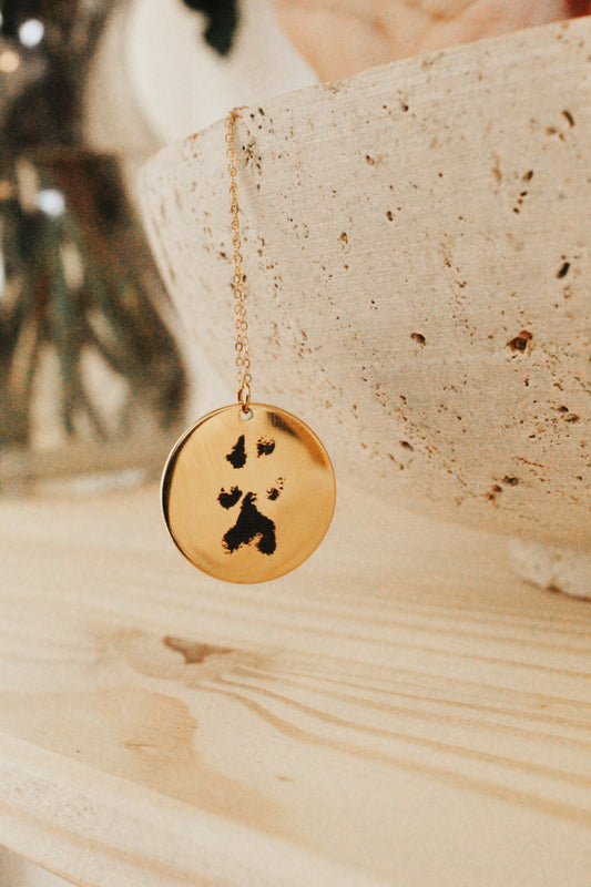 Paw Print Pendant